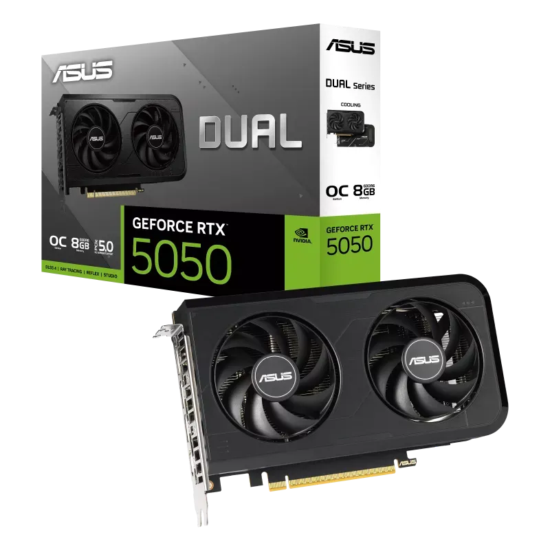 تصویر بسته‌بندی ASUS Dual GeForce RTX 5050